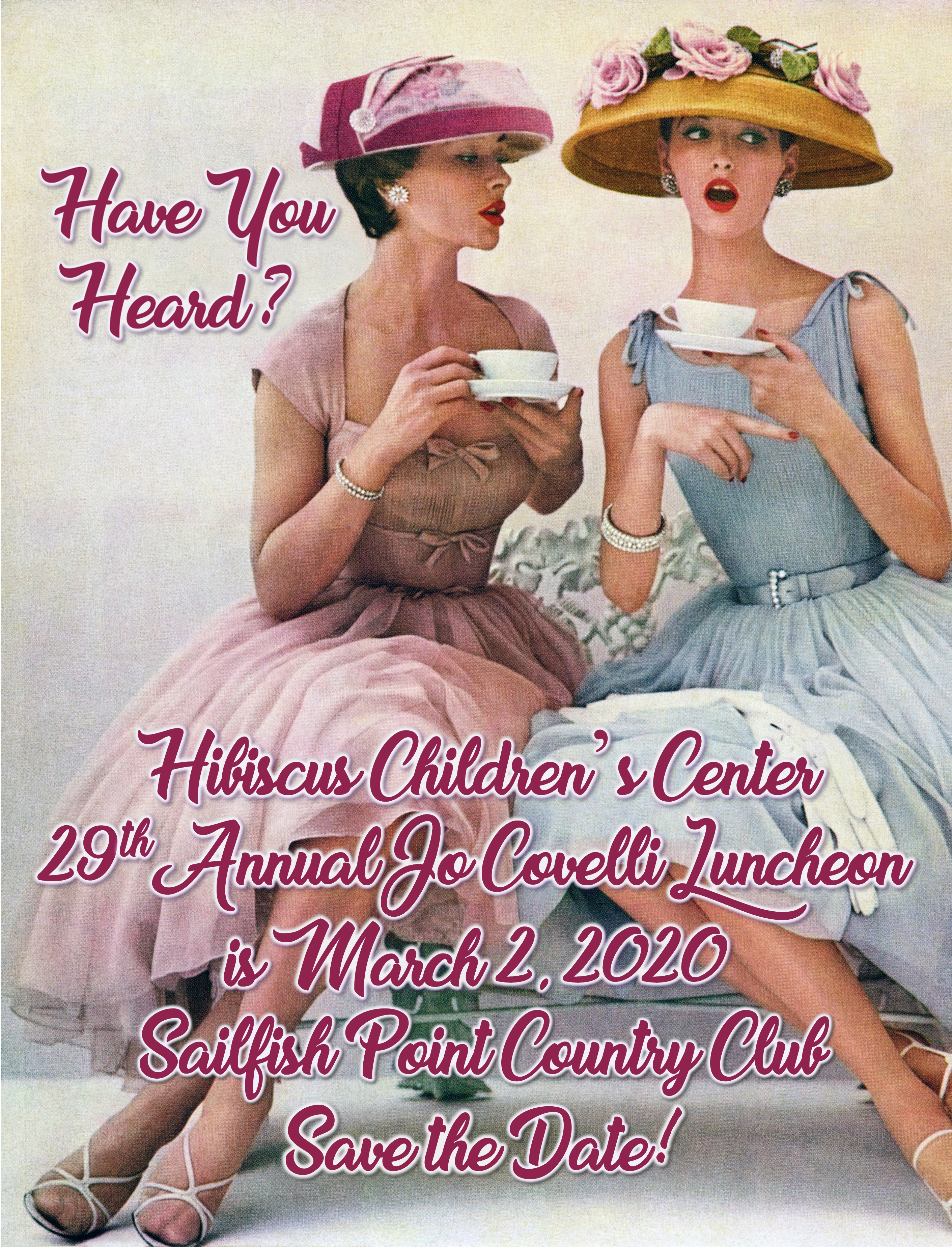 Jo Covelli Luncheon Save the Date