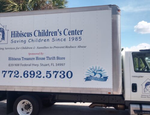 HIBISCUS CHILDREN’S CENTER –  STOLEN DELIVERY TRUCK IMPACTING THRIFT STORE OPERATIONS